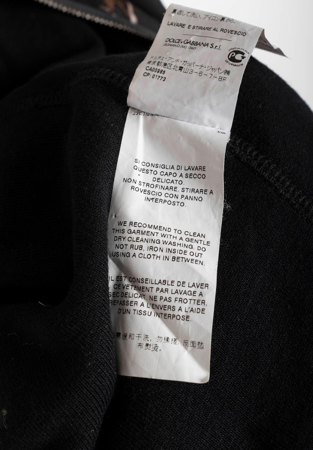 Jersey Dolce & Gabbana Hombre Sudadera con capucha holgada Talla IT50/L, S1351 en venta 6