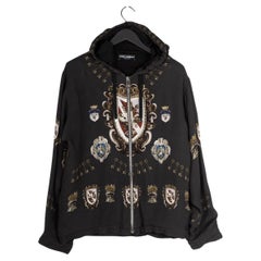 Dolce Gabbana Herren Pullover mit Kapuze und Kapuze mit Kapuze Top lose passt Größe IT50/L, S1351