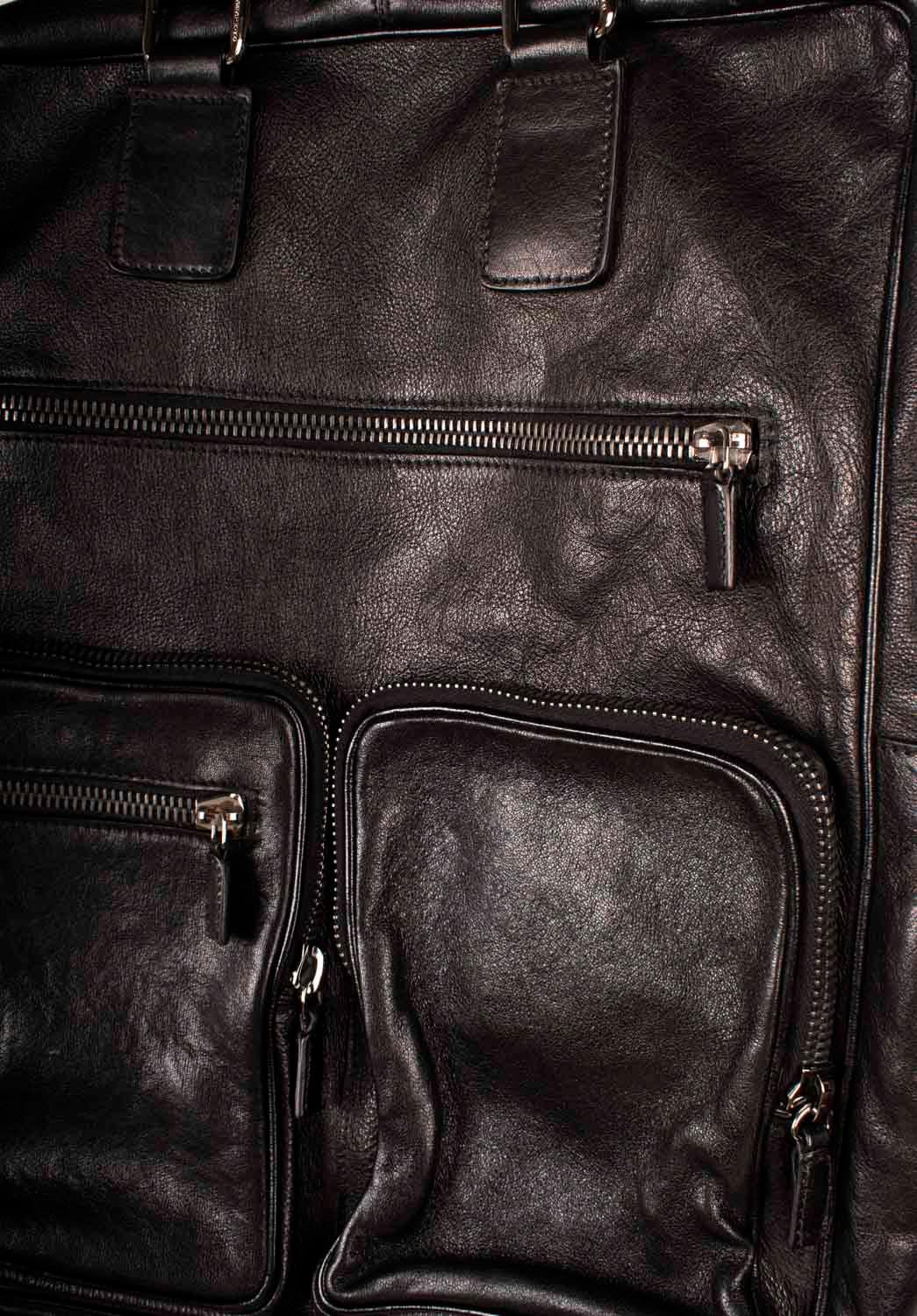 Dolce & Gabbana Hombre Bolso de piel grande, Grande Negro en venta