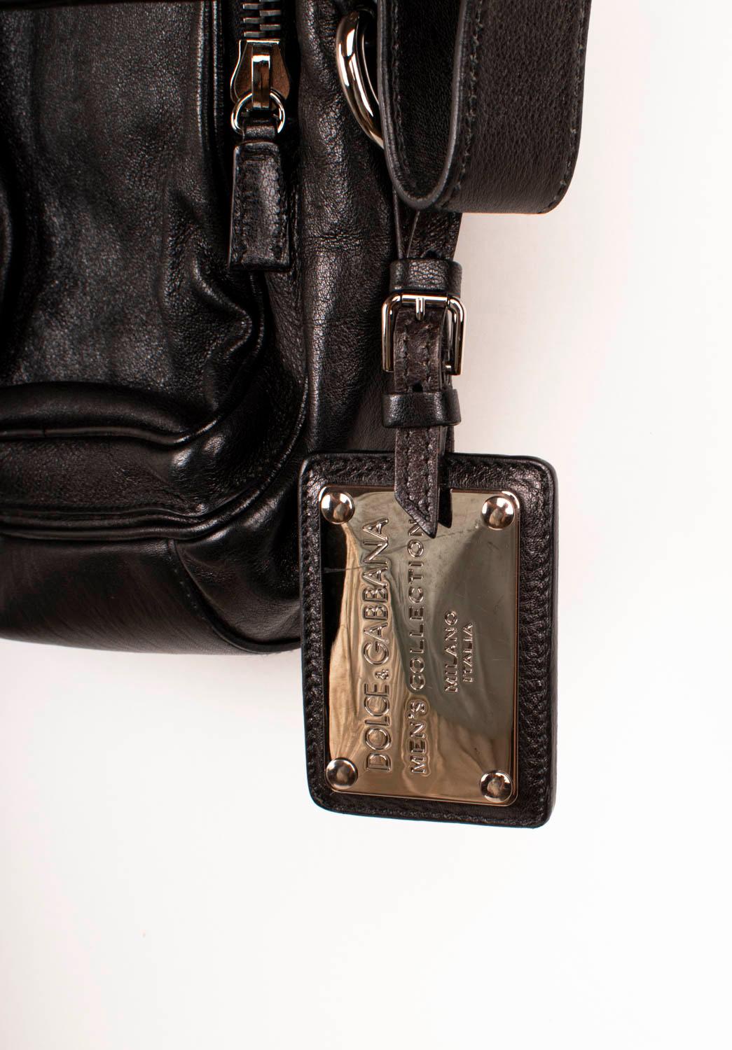 Dolce & Gabbana Hombre Bolso de piel grande, Grande en Excelente estado para la venta en Kaunas, LT