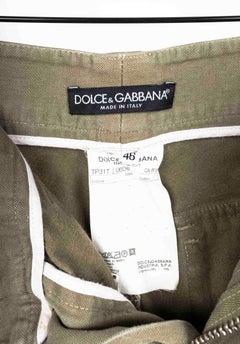 Dolce & Gabbana Uomo Pantaloni AW03 cargo runway Taglia IT46-S/M, S.I.M.