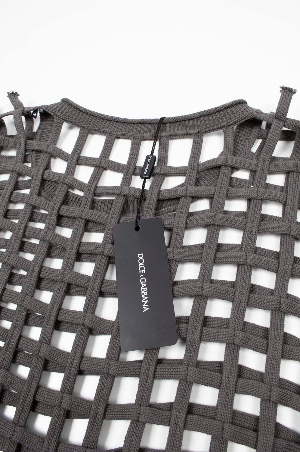Uomo Dolce & Gabbana - Camicia da uomo con rete a rete Taglia IT52/Large in vendita