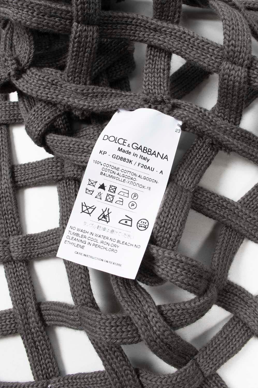 Dolce & Gabbana - Camicia da uomo con rete a rete Taglia IT52/Large in vendita 2