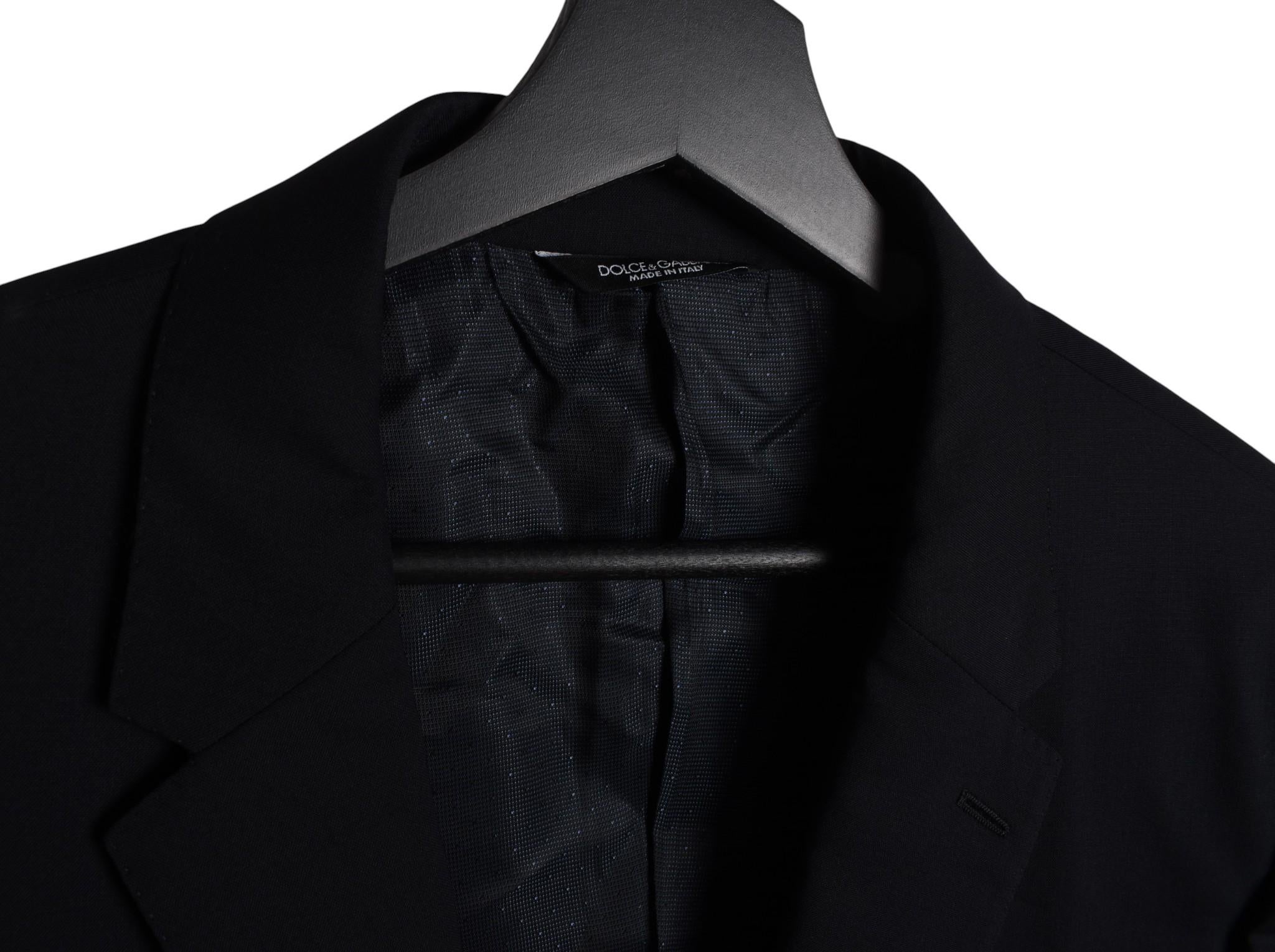 Traje Dolce & Gabbana Hombre Martini de un solo pecho Talla IT52-L, S1680 en venta 4