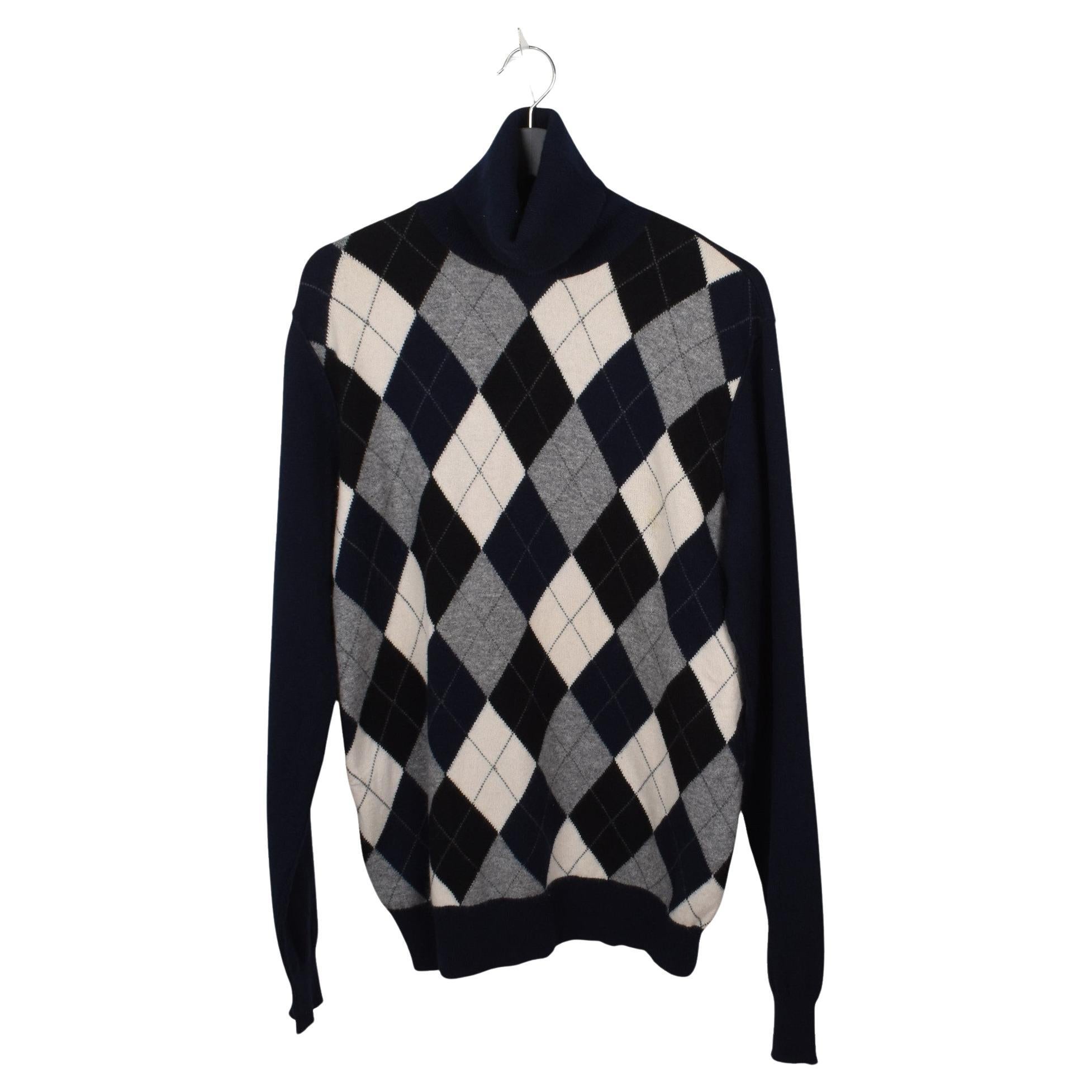 Dolce Gabbana Men Sweater Turtleneck Cashmere Size IT52-L, S1666