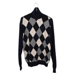 Dolce Gabbana Men Sweater Turtleneck Cashmere Size IT52-L, S1666