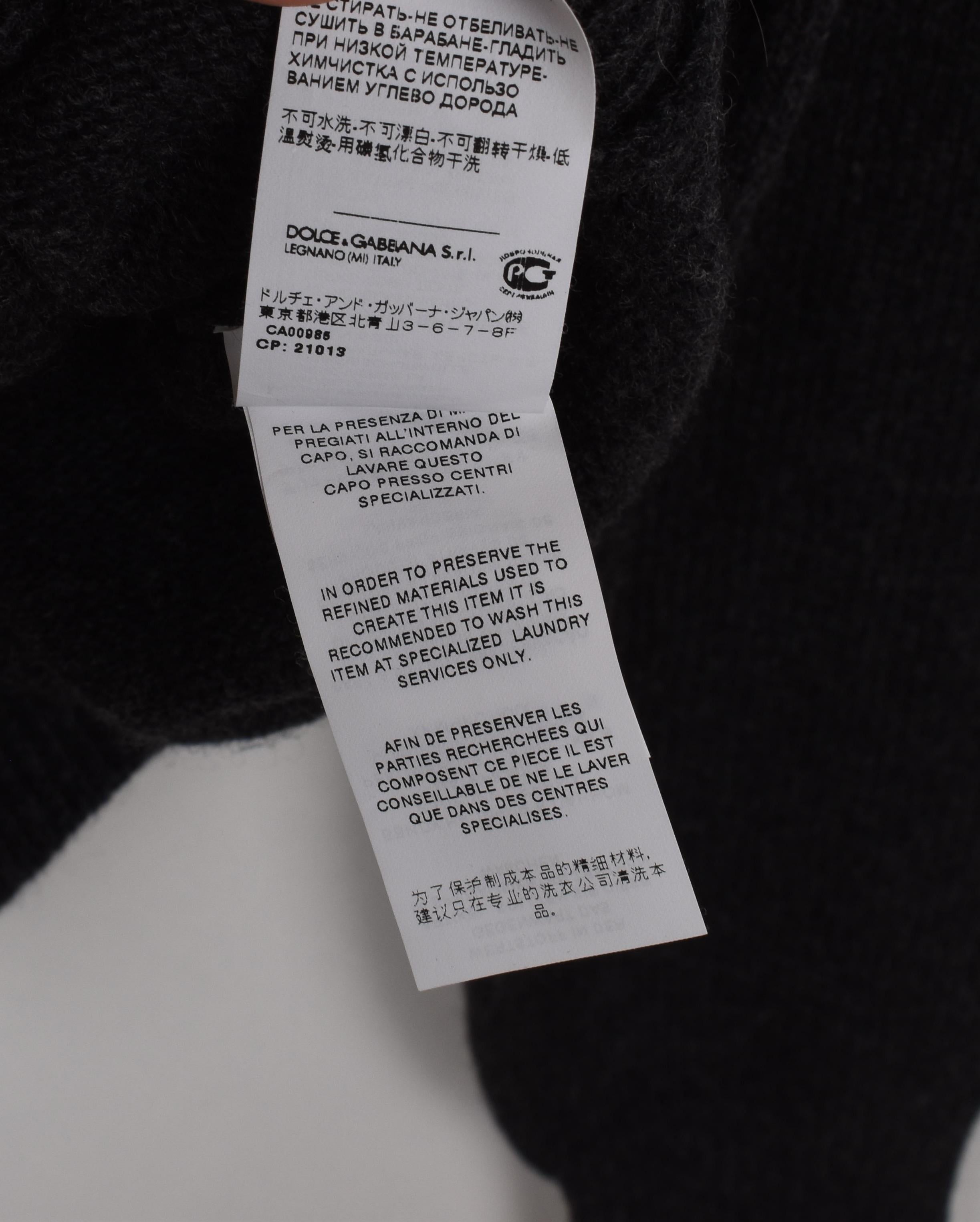 Dolce Gabbana Herren Pullover V-Ausschnitt 