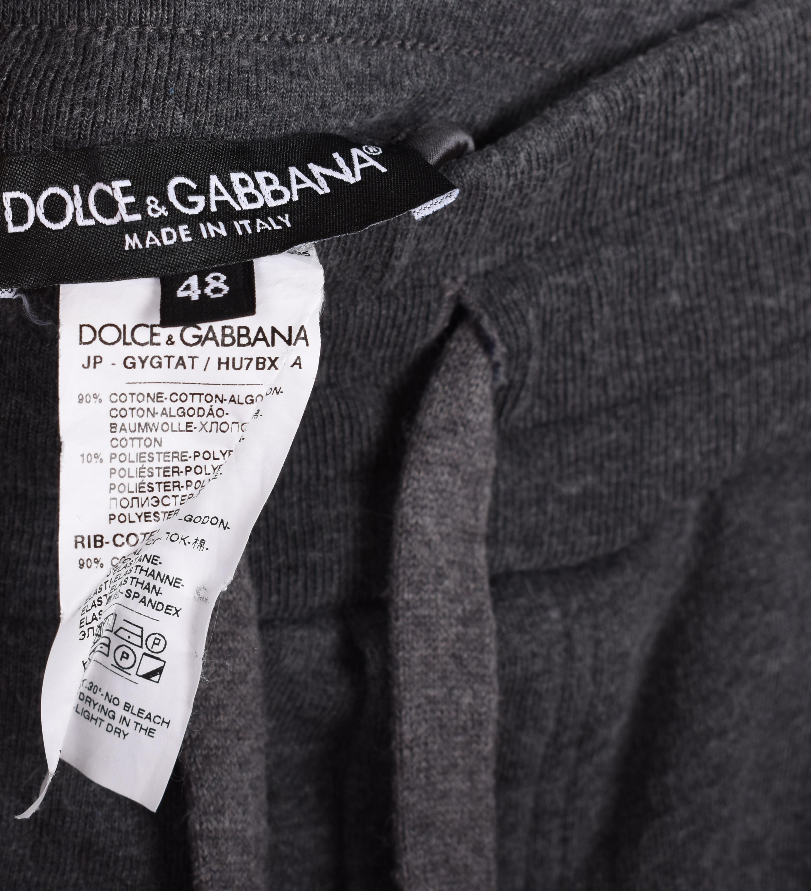 Dolce Gabbana Herren Jogginghose Sport Freizeithose Größe IT48 - M, S1522 im Angebot 3