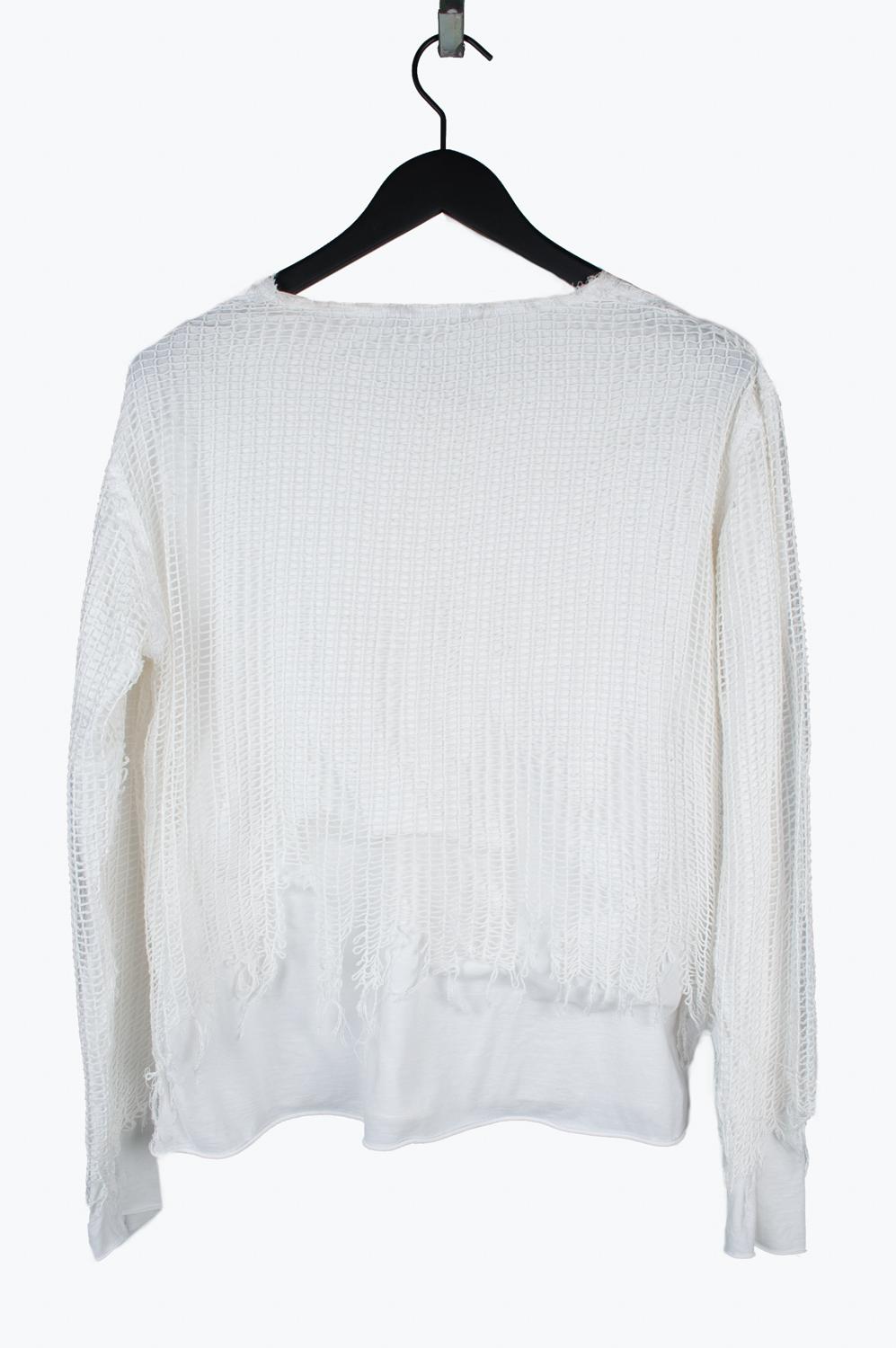 Dolce & Gabbana Uomo Top Distressed Net Taglia ITA48 (Medium) In condizioni ottime in vendita a Kaunas, LT