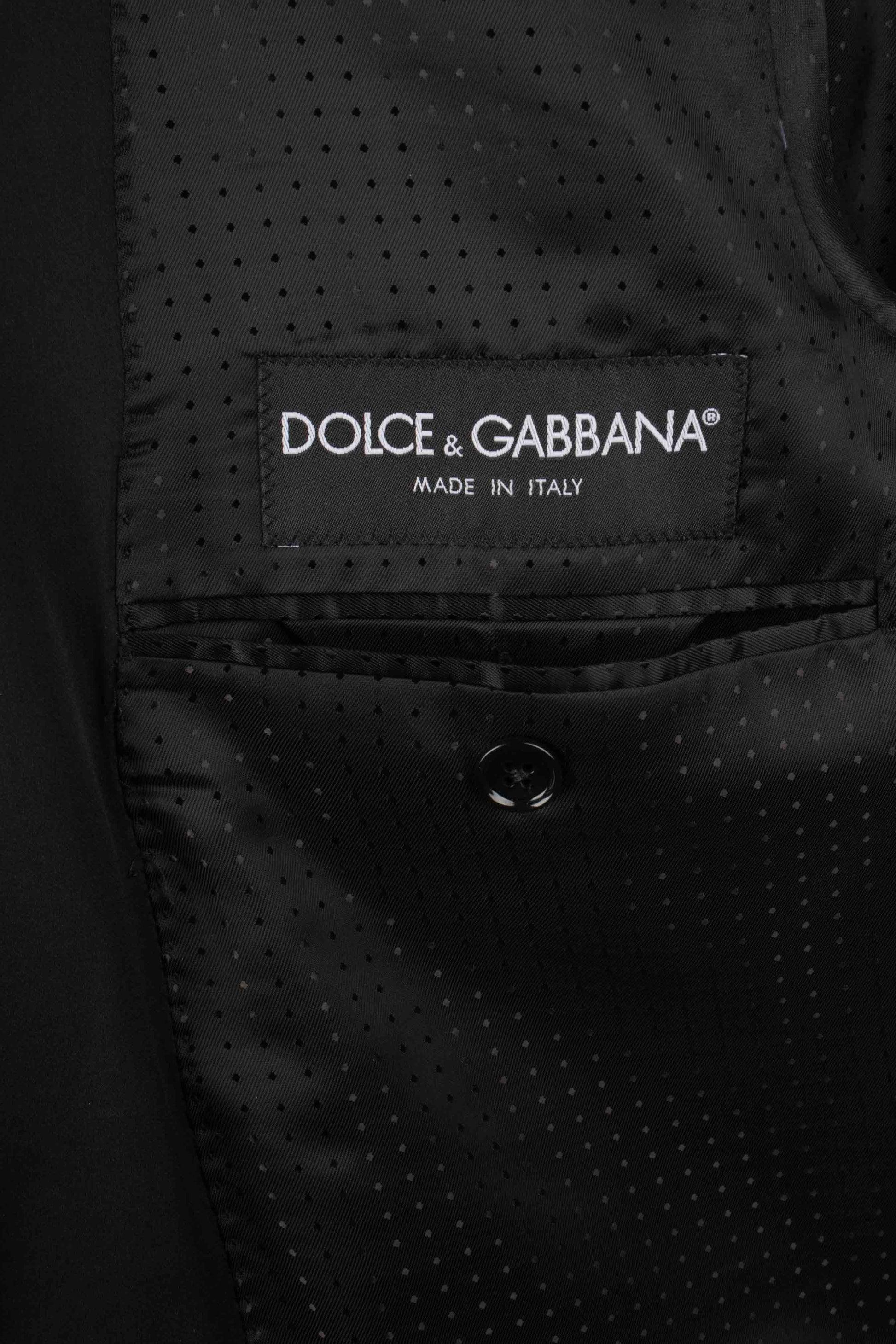 Dolce & Gabbana Men's Black Velvet Jacket 9