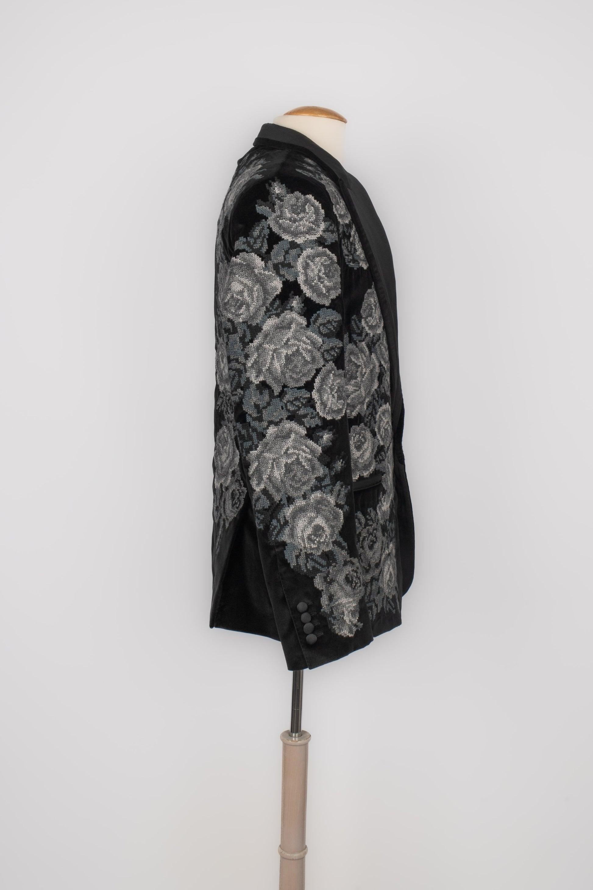 Dolce & Gabbana Men's Black Velvet Jacket 1