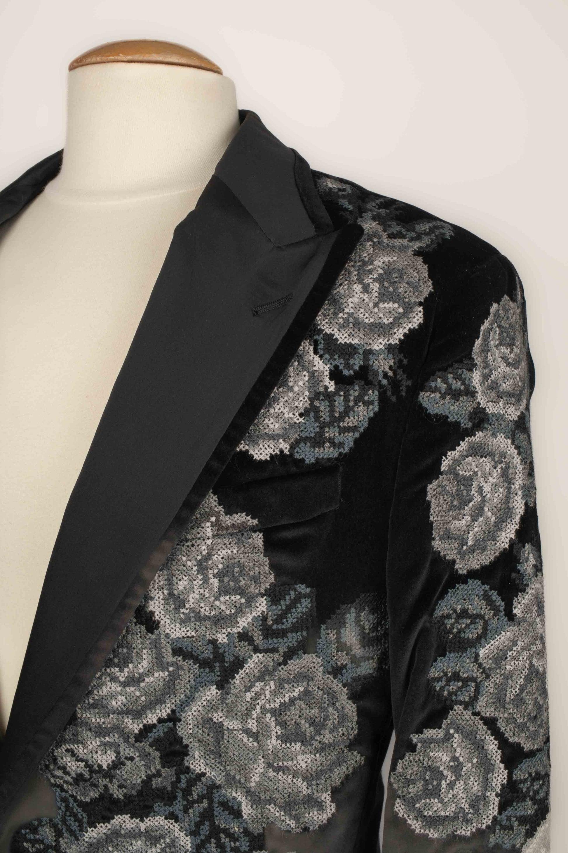 Dolce & Gabbana Men's Black Velvet Jacket 3