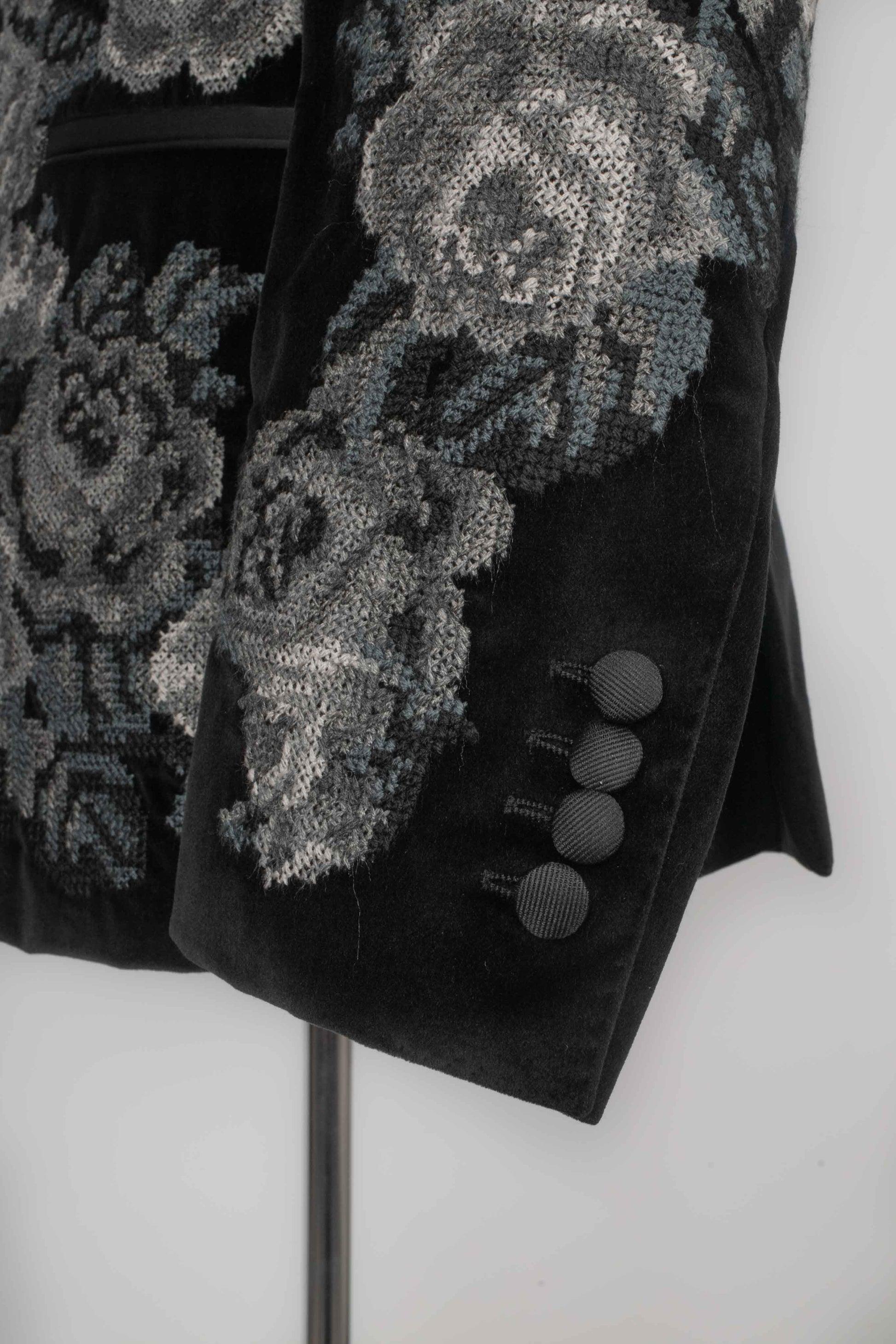 Dolce & Gabbana Men's Black Velvet Jacket 4