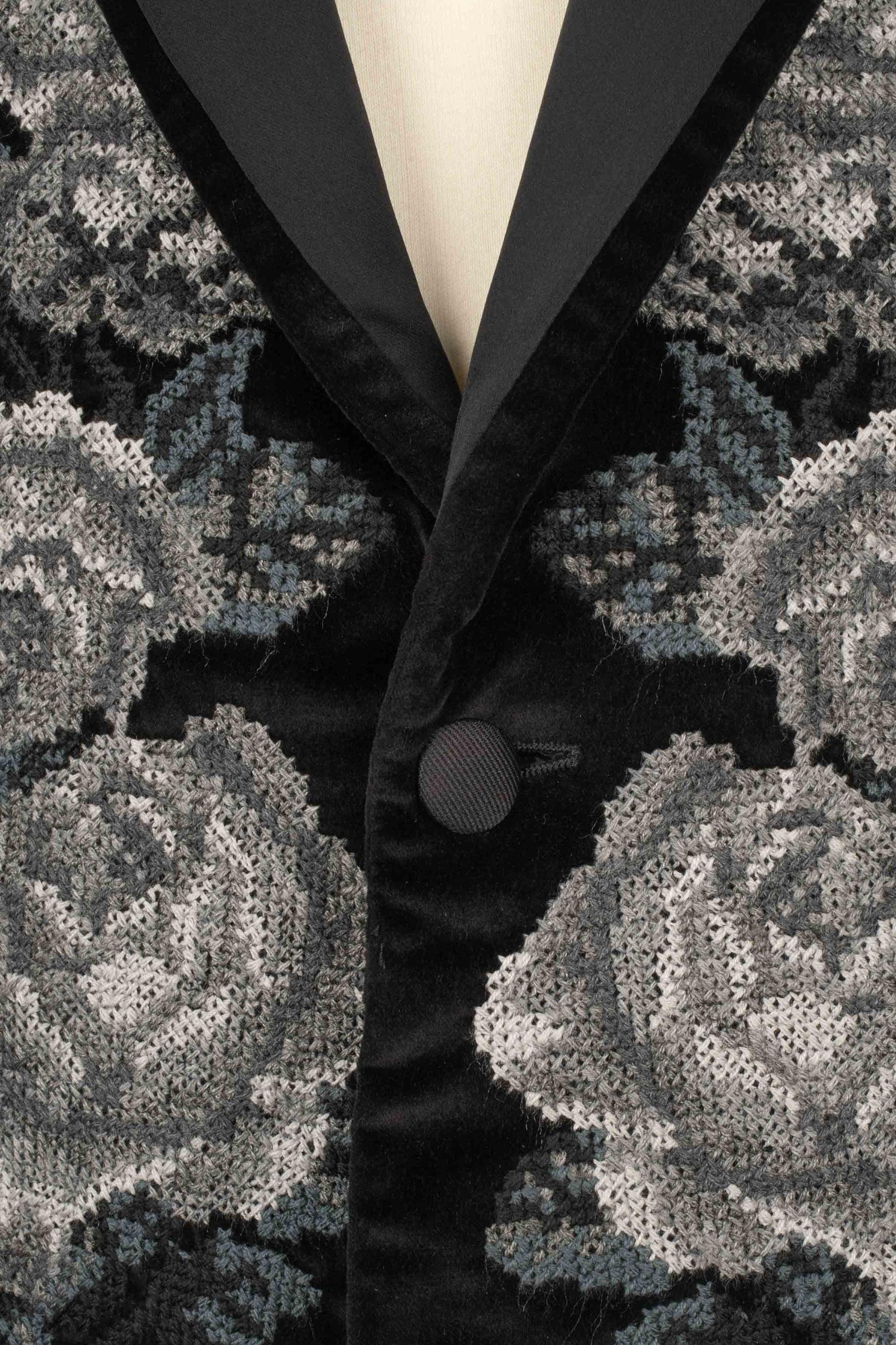 Dolce & Gabbana Men's Black Velvet Jacket 5