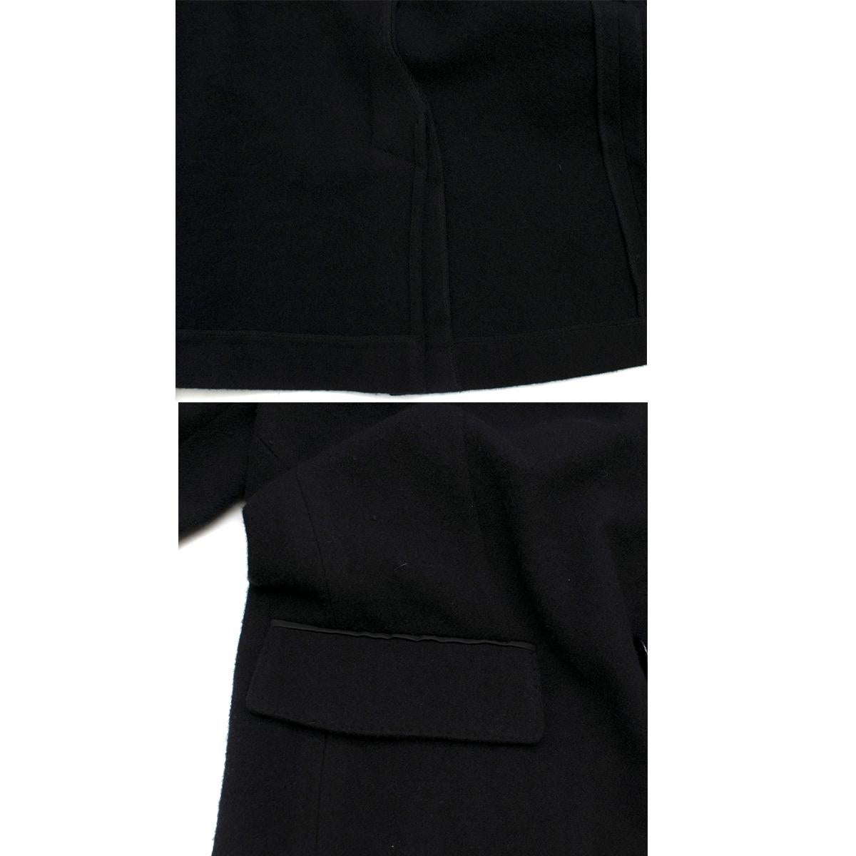 Dolce & Gabbana Men's Black Wool-blend Tailored Jacket estimated SIZE S 7