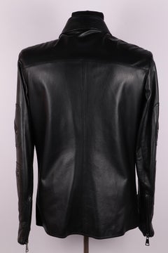 Dolce & Gabbana men's leather jacket, size 50 (Italy)