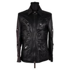 Dolce & Gabbana men's leather jacket, size 50 (Italy)
