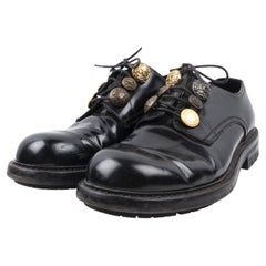 Dolce & Gabbana Men's Patent Leather Dress Shoes Size 40, Excellent