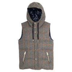 Dolce & Gabbana Men's Wool Gilet IT46 S/M Yellow Layering Jacket