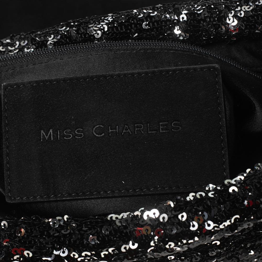 Dolce & Gabbana Metallic Sequin Miss Charles Shoulder Bag 5