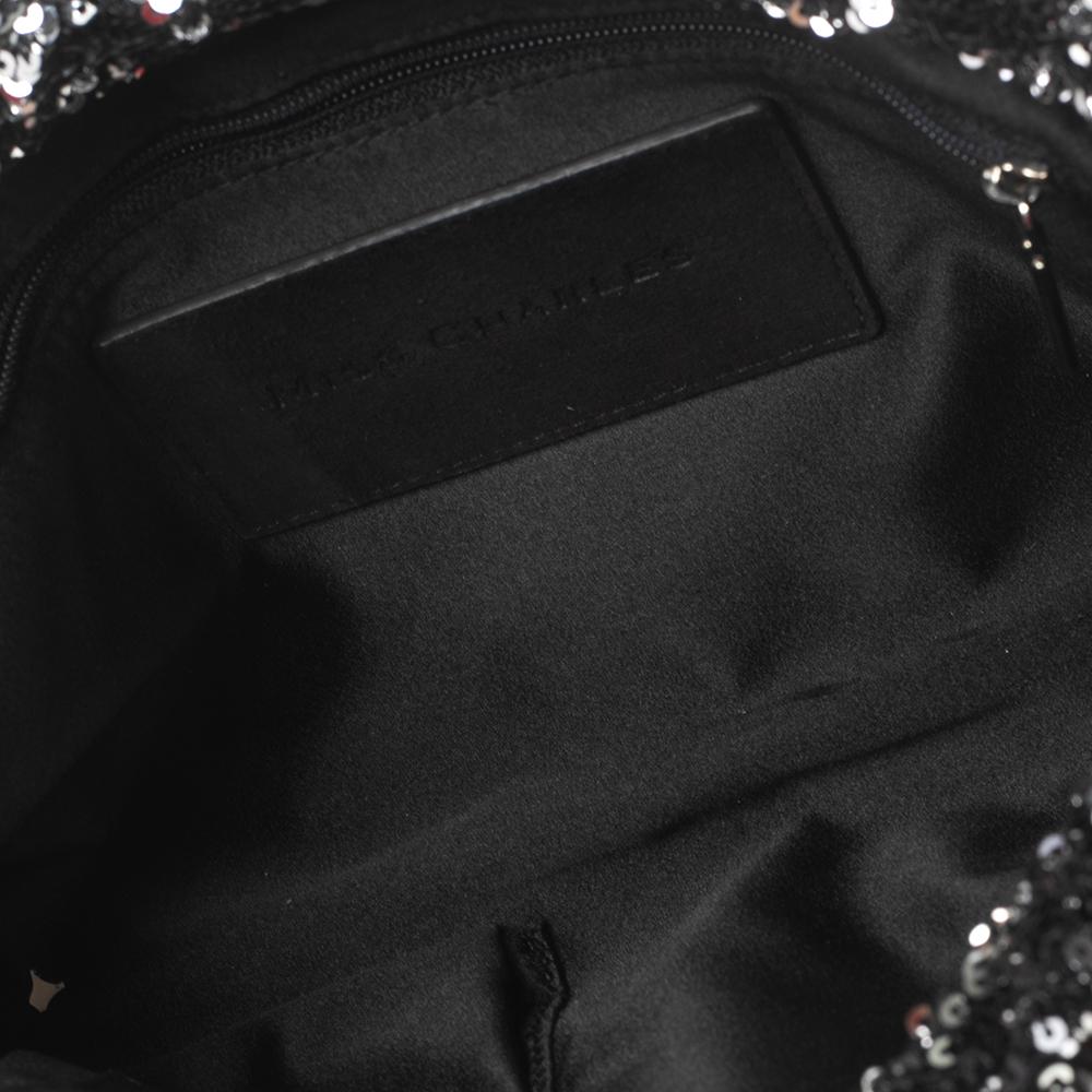 Dolce & Gabbana Metallic Sequin Miss Charles Shoulder Bag 3