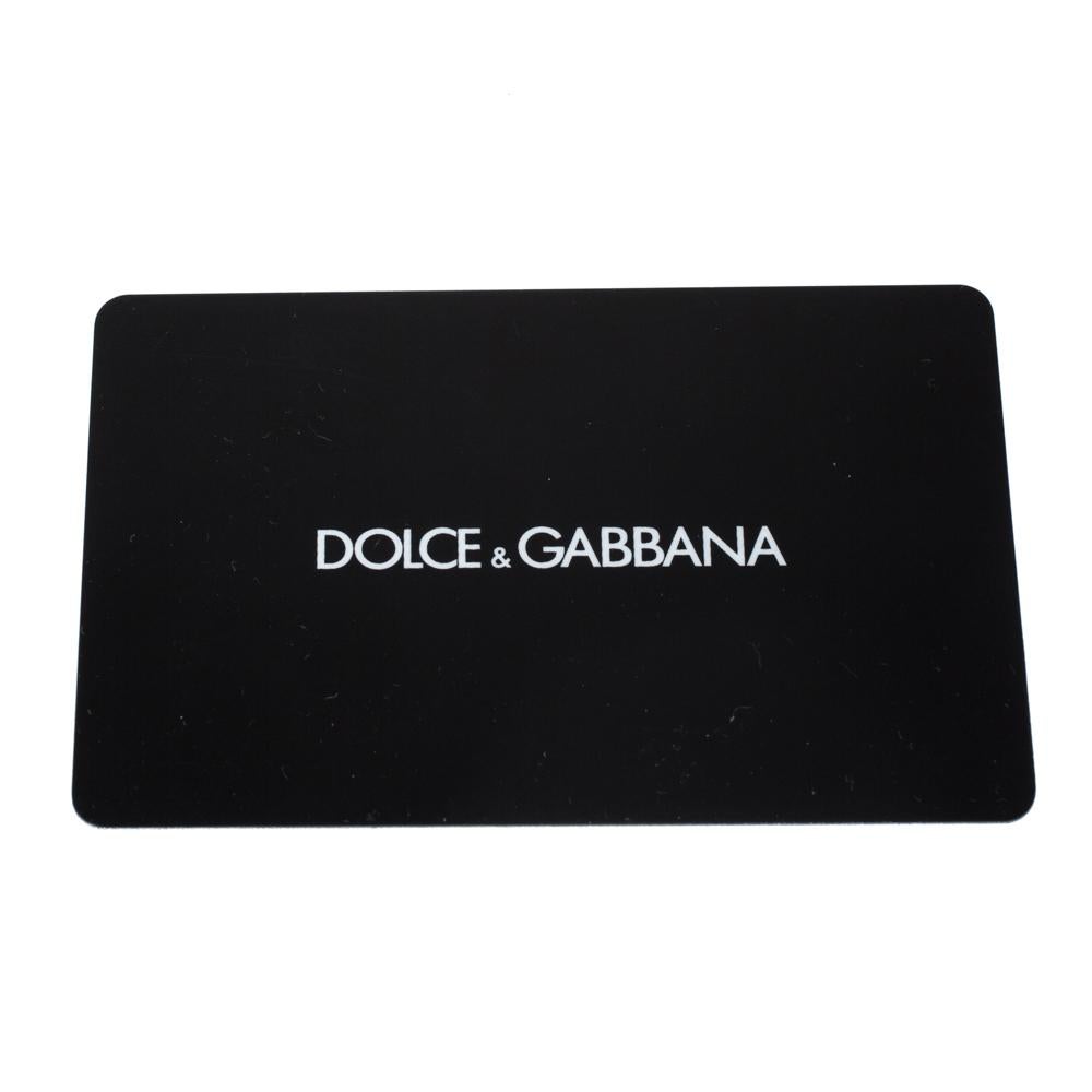 Dolce & Gabbana Metallic Silver Leather Millennials Chain Clutch 3