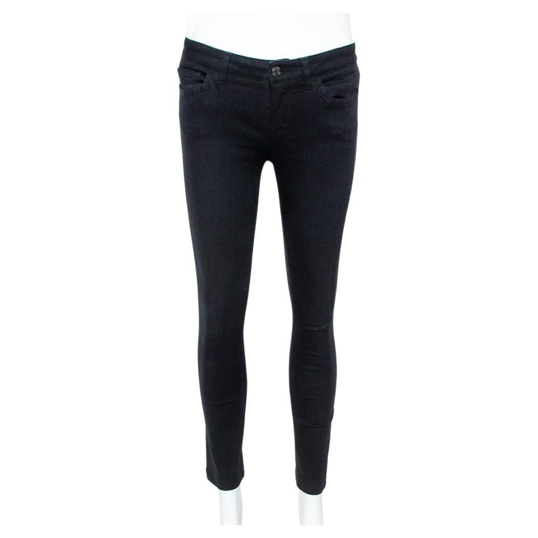 Dolce & Gabbana Midnight Blue Cotton Pretty Fit Jeans S For Sale