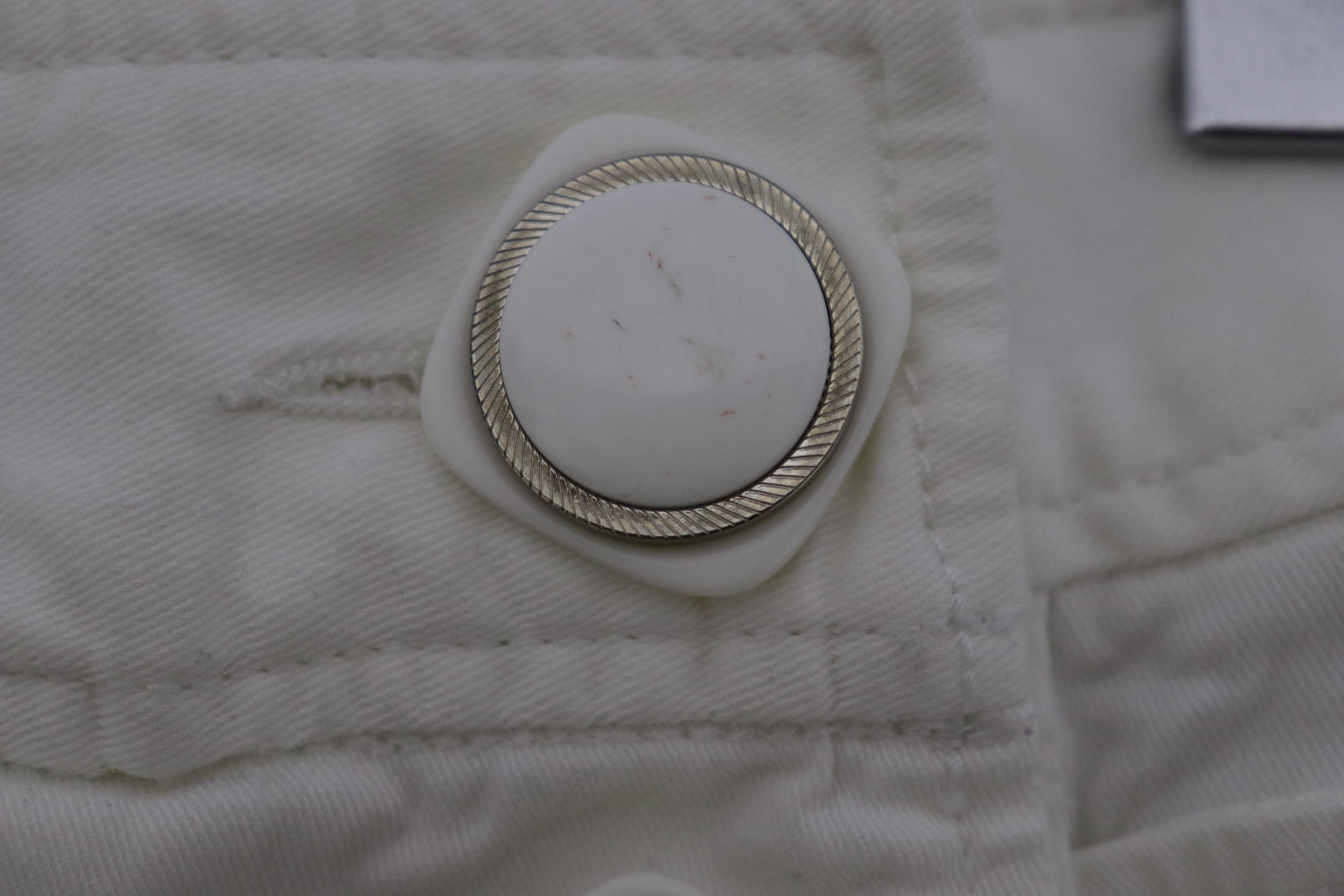 Women's Dolce & Gabbana Mini White Denim Skirt Size IT 40 For Sale
