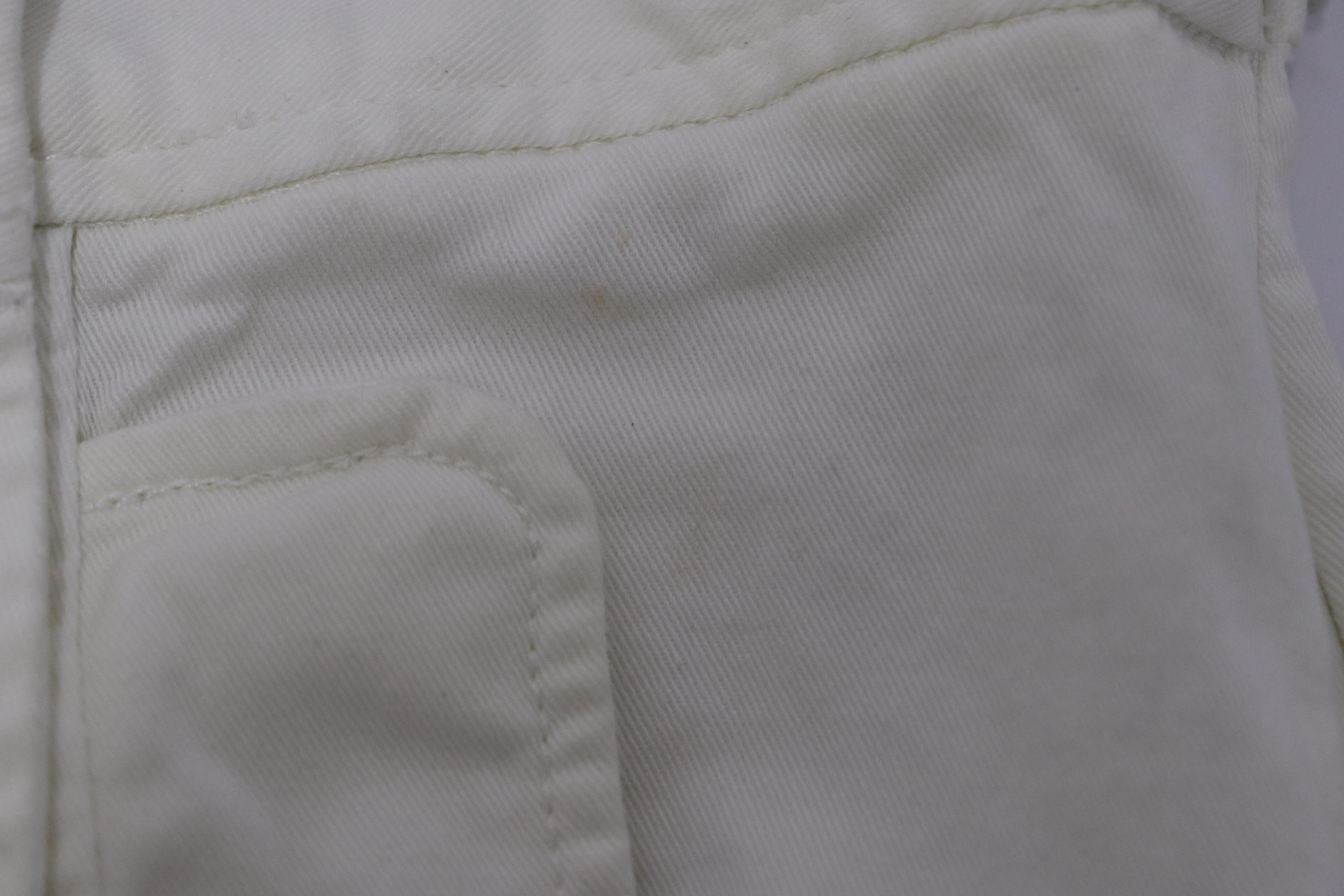 Dolce & Gabbana Mini White Denim Skirt Size IT 40 For Sale 1