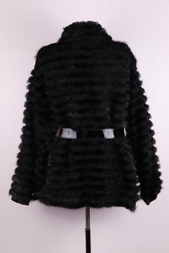 Dolce & Gabbana mink silk fur coat