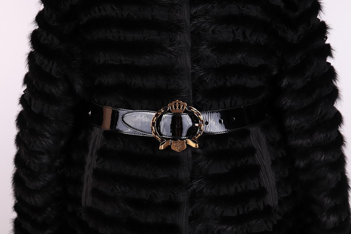 Donna Dolce & Gabbana: pelliccia di visone e seta in vendita