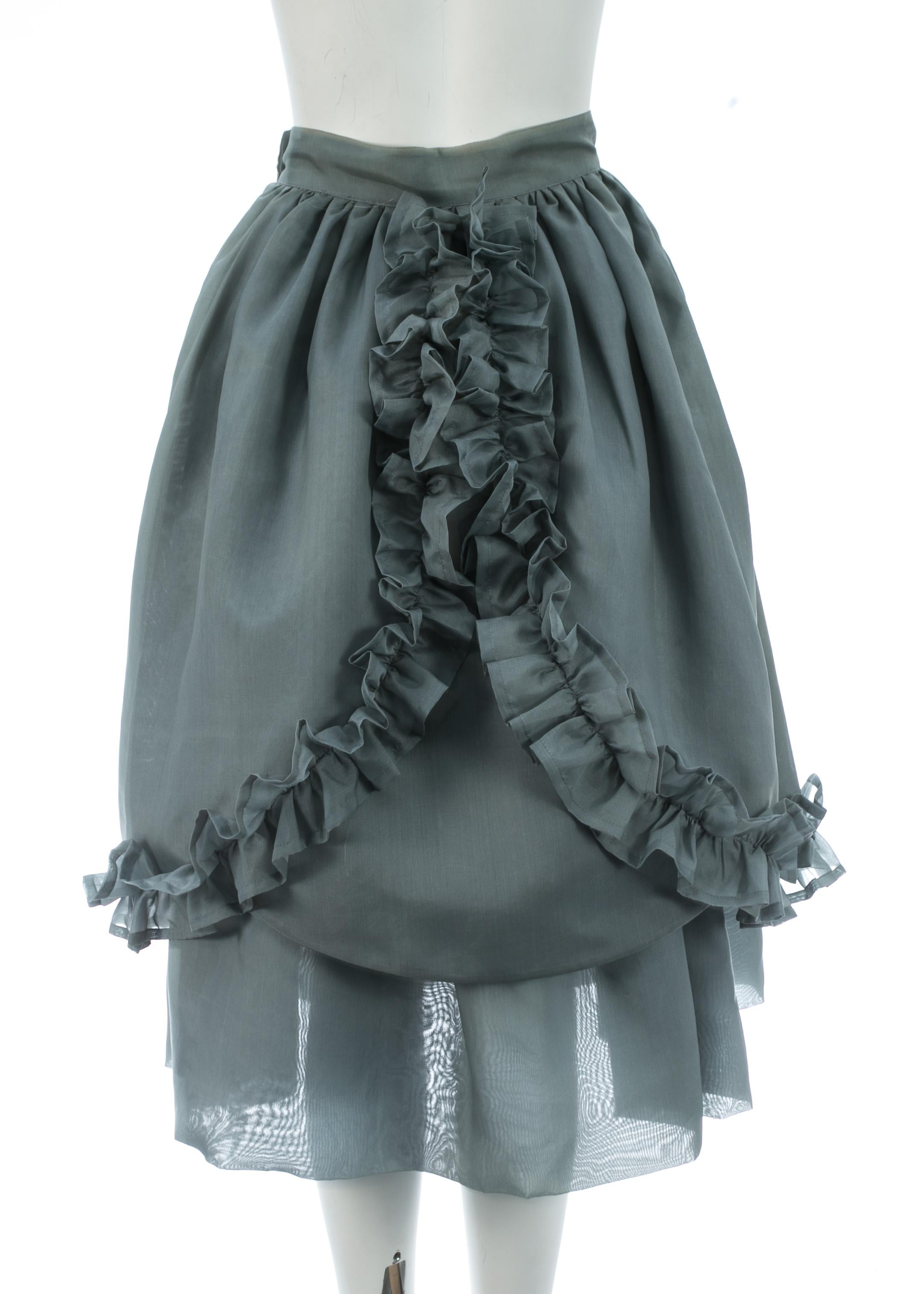 mini bustle skirt