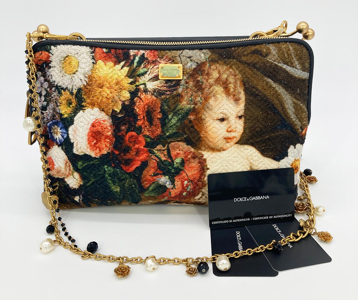 Dolce & Gabbana Miss Angie Angel Shoulder Bag Clutch 6