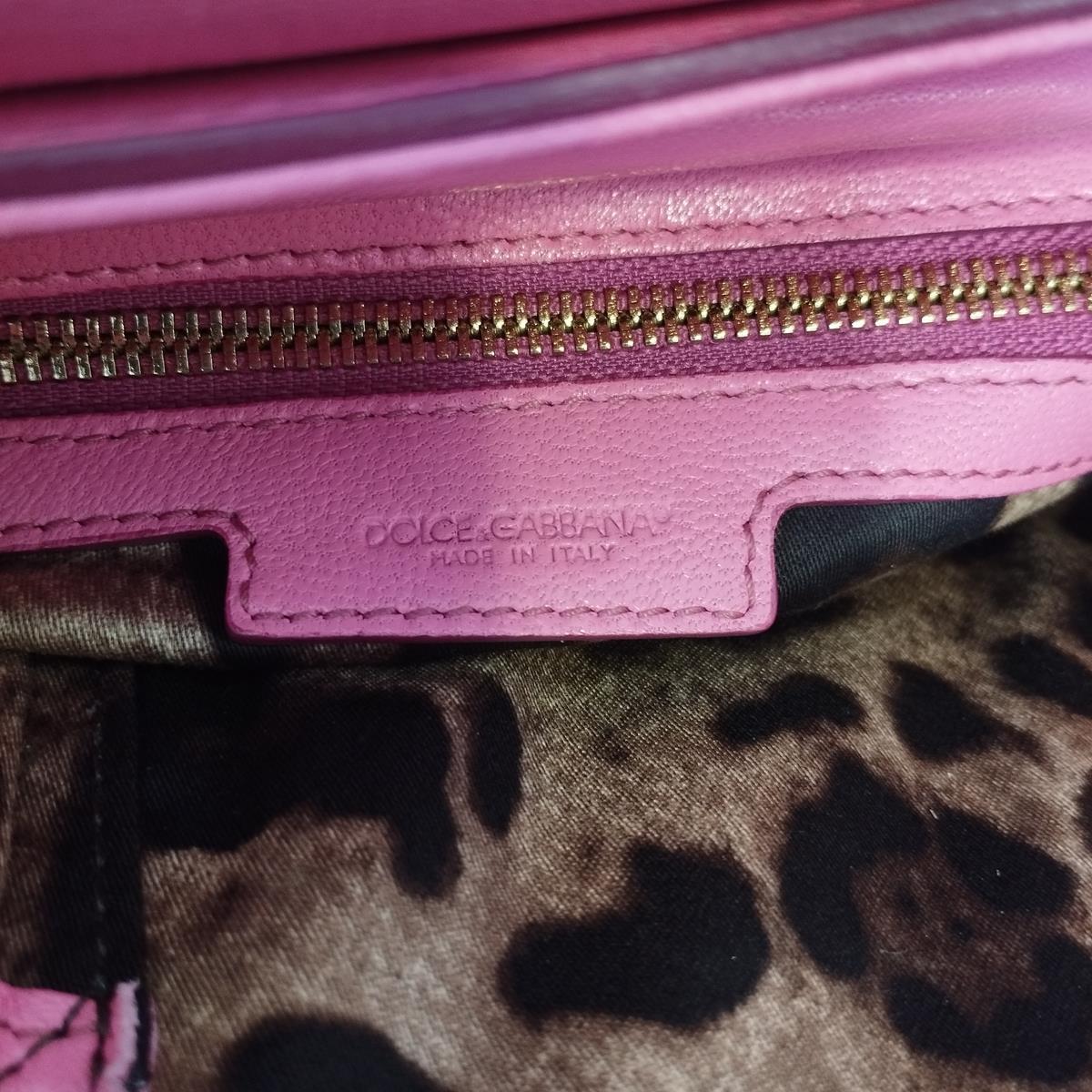 Dolce & Gabbana Miss Bonita Pink Bag For Sale 8