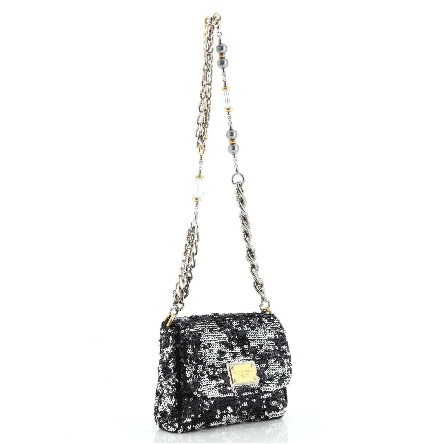 dolce and gabbana sequin bag