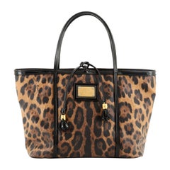 Dolce & Gabbana Miss Escape Open Tote Printed Coated Canvas Medium