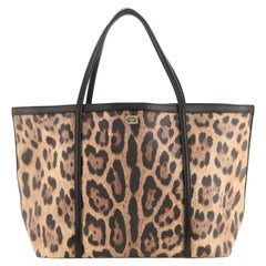 Dolce & Gabbana Miss Escape Zip Tote Printed Coated Canvas Large