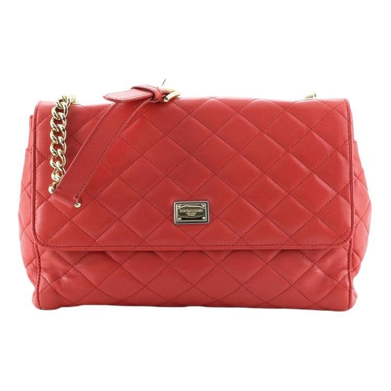 Dolce 
Gabbana Miss Kate Shoulder Bag Quilted Vitello Soft Medium
