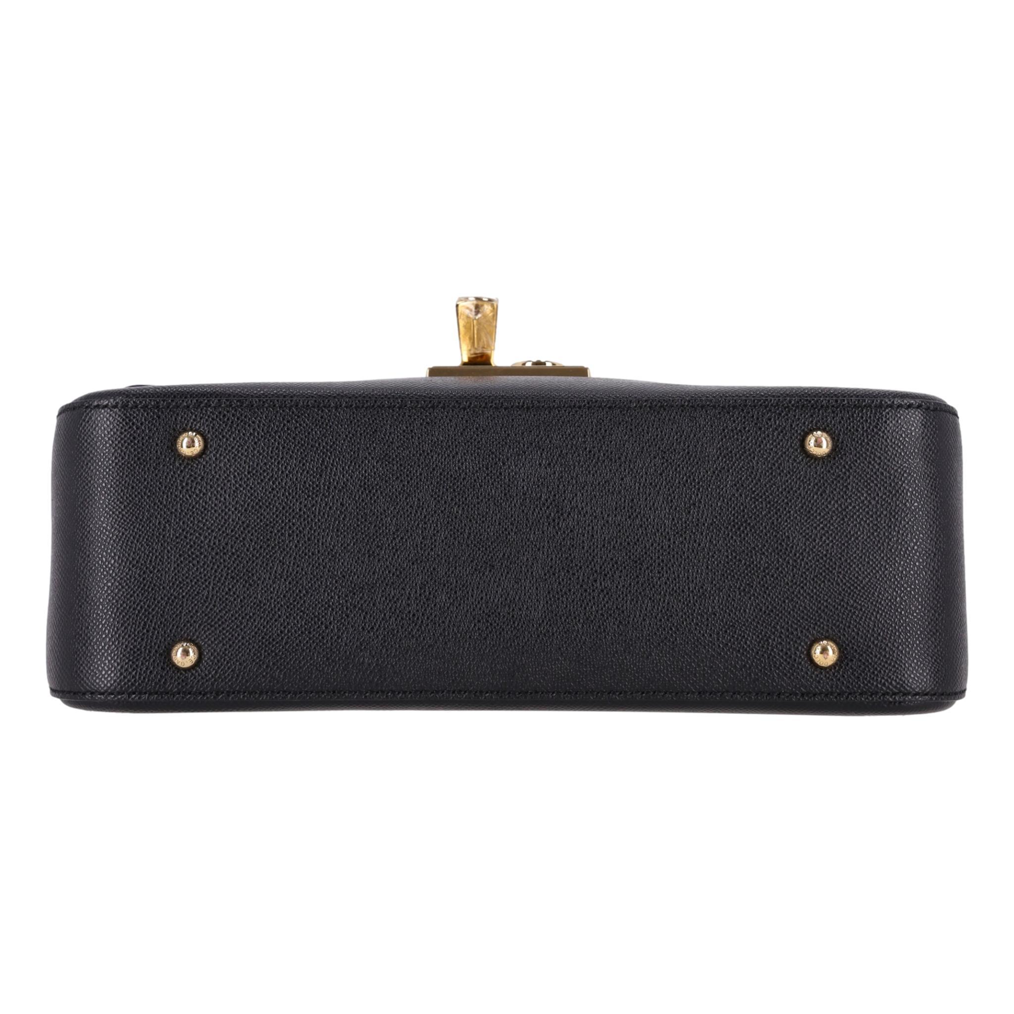 Women's Dolce & Gabbana Miss Linda Saffiano Leather Bag For Sale