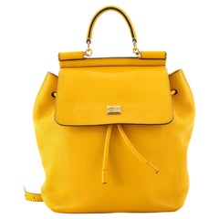 Dolce & Gabbana Miss Sicily Backpack Leather Mini