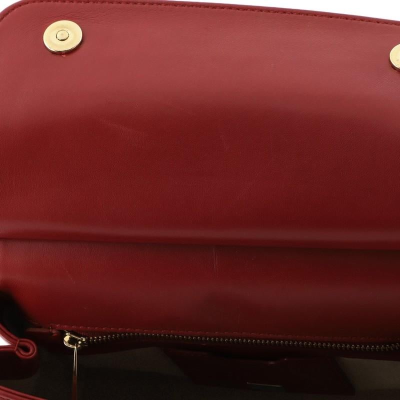 Dolce & Gabbana Miss Sicily Bag Floral Eyelet Embroidered Leather Small 1