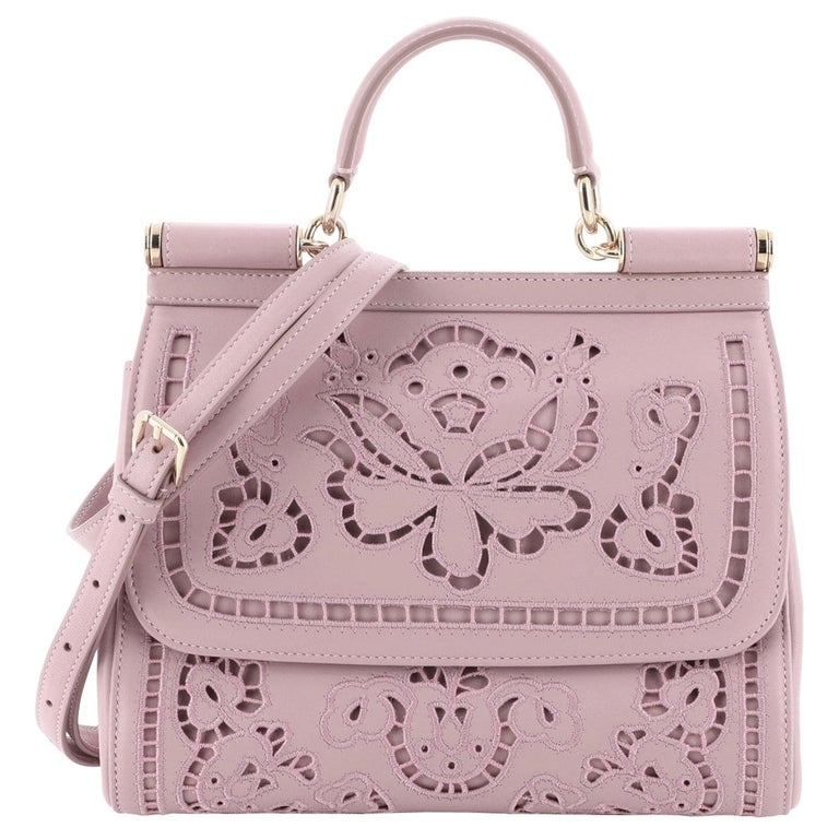 Dolce and Gabbana Miss Sicily Bag Leather Mini at 1stDibs