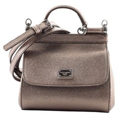 Dolce & Gabbana Miss Sicily Bag Leather Mini