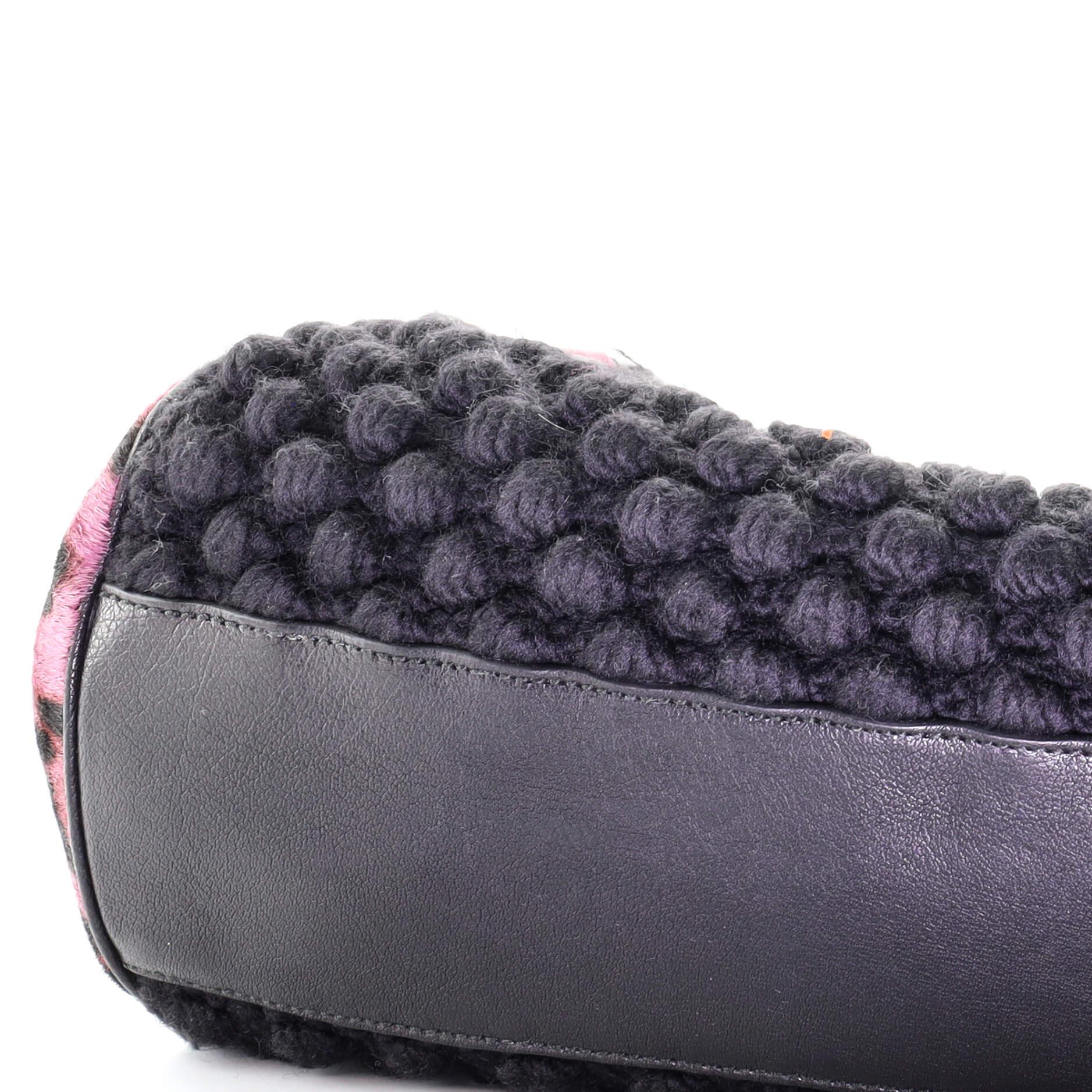 Dolce & Gabbana Miss Sicily Bag Pony Hair and Crochet Medium 1