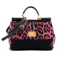 Dolce & Gabbana Miss Sicily Bag Pony Hair and Crochet Medium