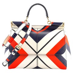 Dolce & Gabbana Miss Sicily Bag Printed Leather Medium