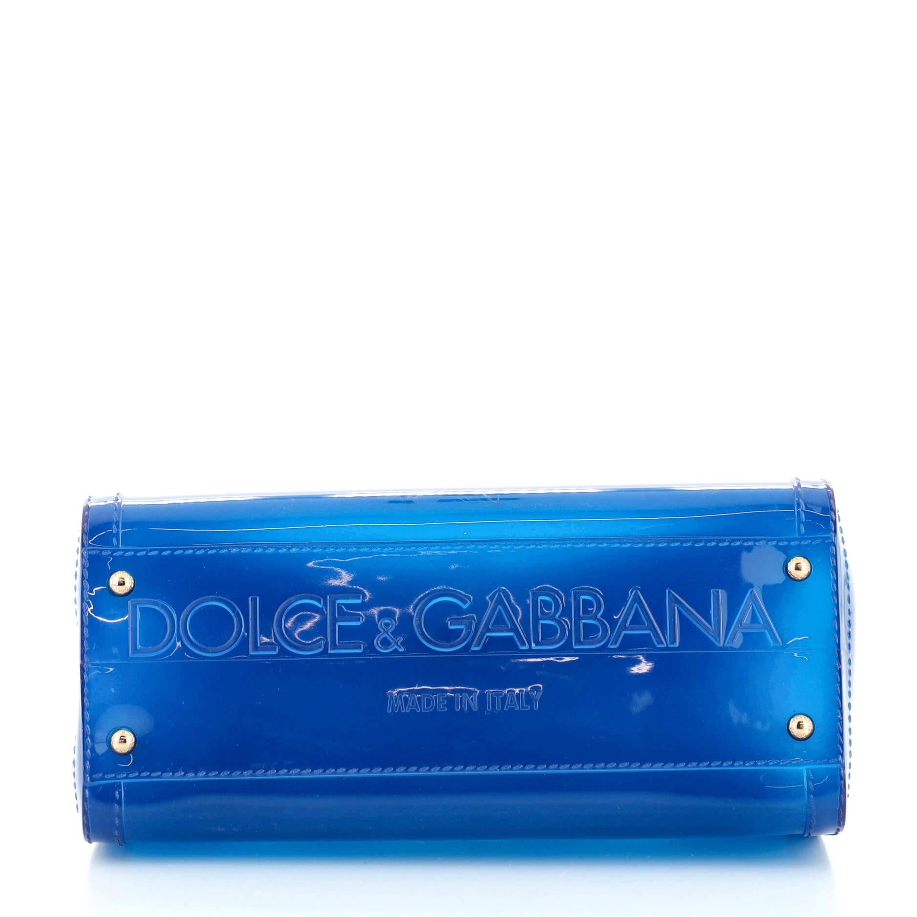 Dolce & Gabbana Borsa Miss Sicily in PVC Media In condizioni buone a NY, NY