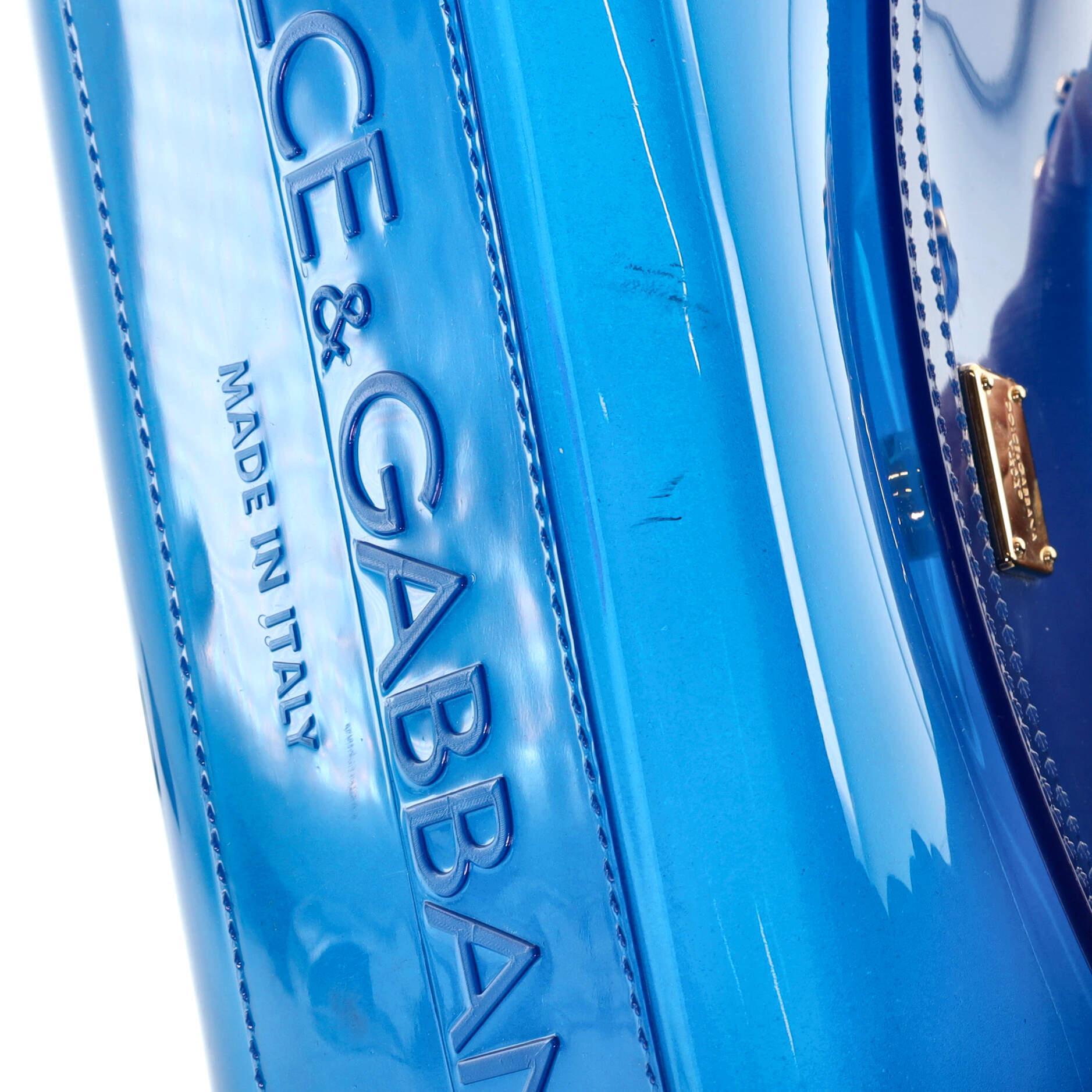 Dolce & Gabbana Borsa Miss Sicily in PVC Media 2