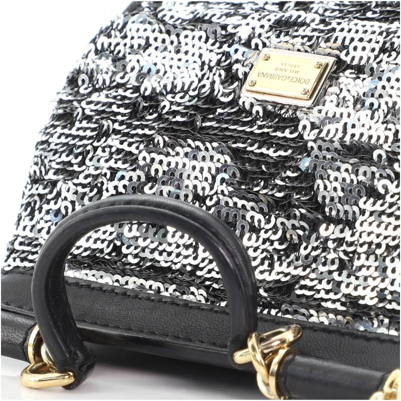 Dolce & Gabbana Miss Sicily Bag Sequins Small 1
