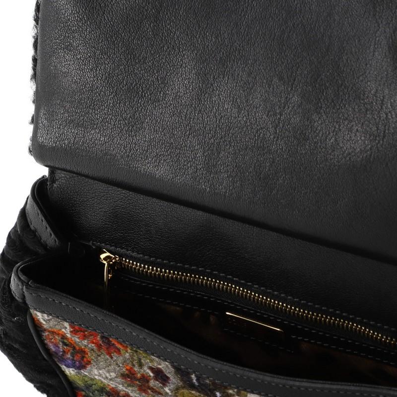 Dolce & Gabbana Miss Sicily Bag Velvet and Crochet Medium 1